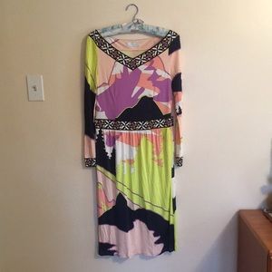 EMILIO PUCCI DRESS US SIZE 10, GREAT USED CONDITION. MADE IN ITALY